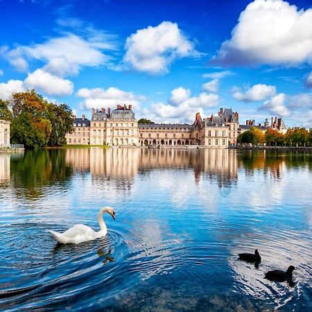 Duplex Charm Fontainebleau Lägenhet Exteriör bild